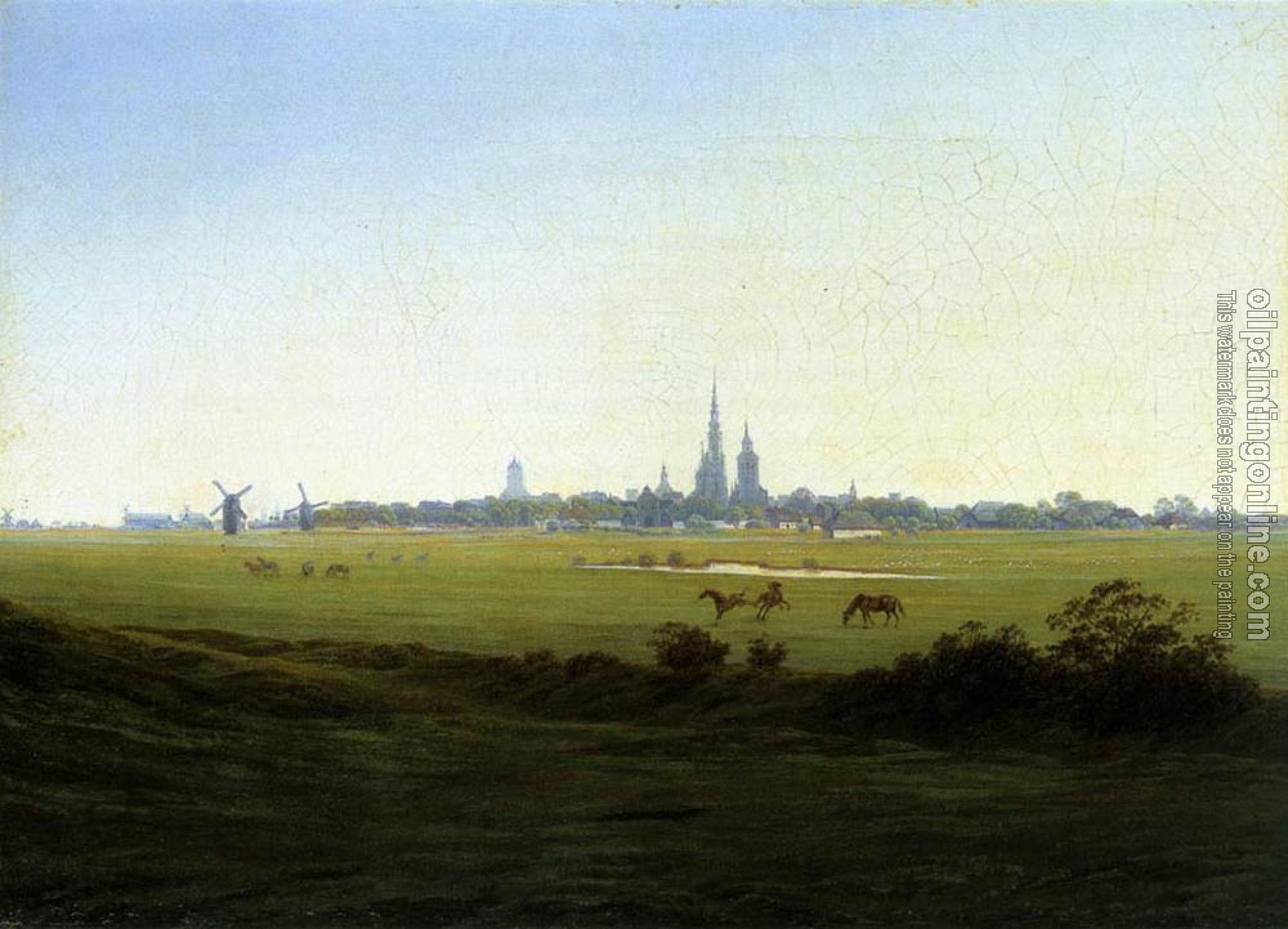 Friedrich, Caspar David - Meadows Near Greifswald